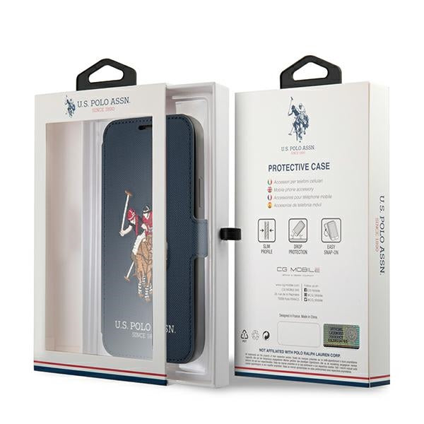 US Polo USFLBKP12MPUGFLNV iPhone 12/12 Pro 6,1" granatowy/navy bog Polo Embroidery Collection