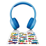 Lenco HPB-110 Kids Kopfhörer BT blau 85DB Limite akku stickers Headset Kabel & trådløs Micro-USB Bluetooth Blå