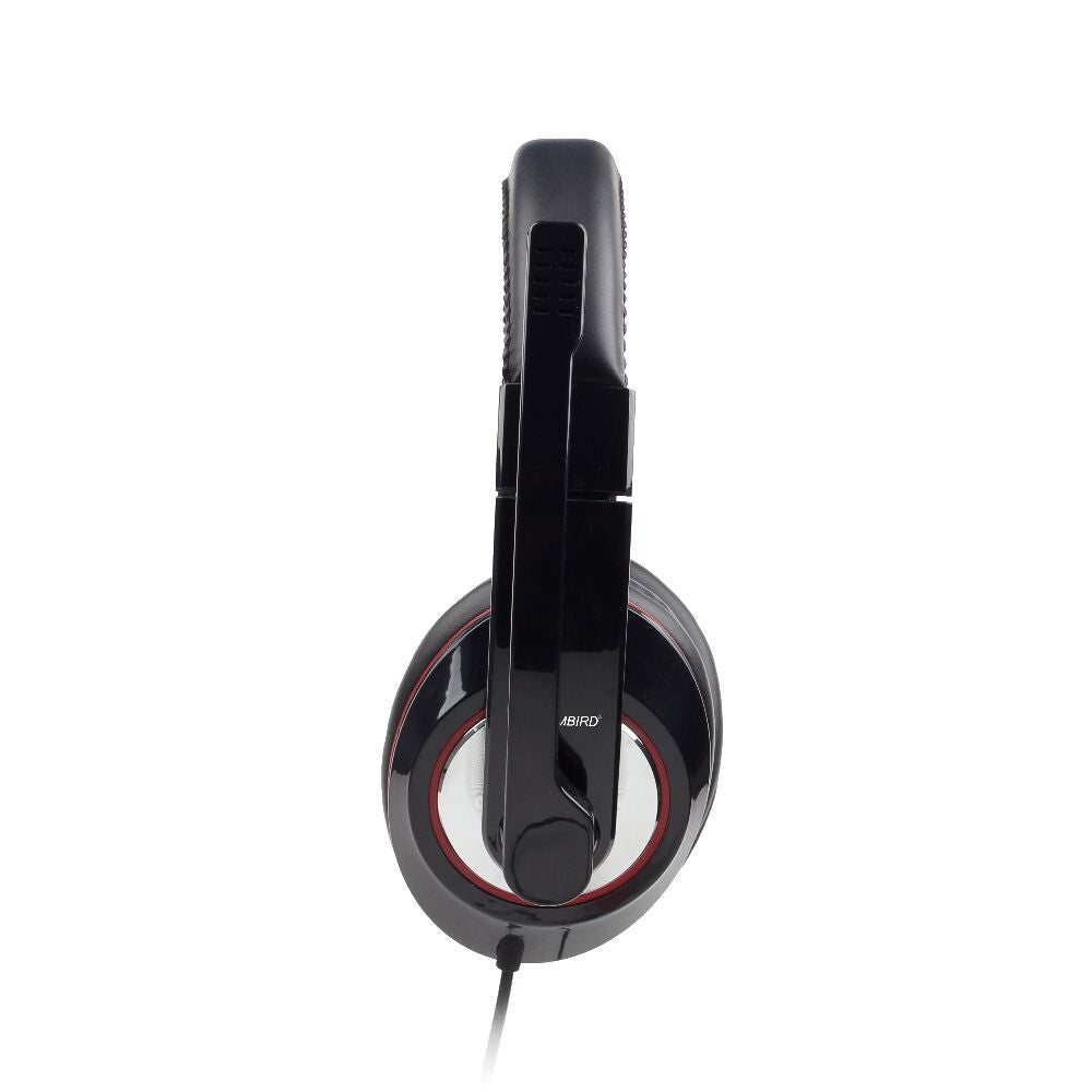 Gembird MHS-001 hovedtelefoner/headset Ledningsført Musik Sort