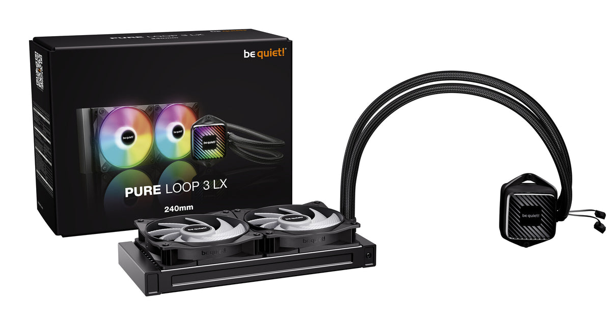 be quiet! PURE LOOP 3 LX Processor Alt-i-en væskekøler 12 cm Sort 1 stk
