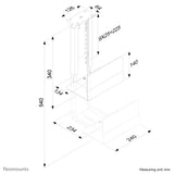 Neomounts CPU-D200BLACK CPU holder Skrivebordsmonteret CPU-holder Sort