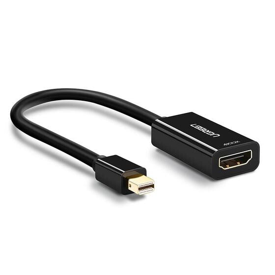Ugreen 40360 videokabel adapter 0,25 m Mini DisplayPort HDMI Sort