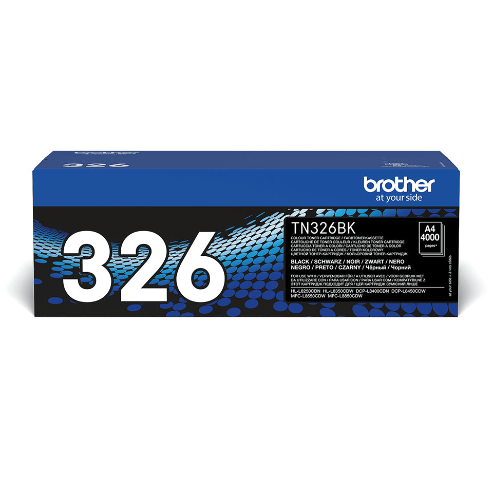 Brother TN-326BK tonerpatron 1 stk Original Sort