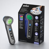 Braun BNT 400 BK Termometer med fjernregistrering Grå Pande Knapper
