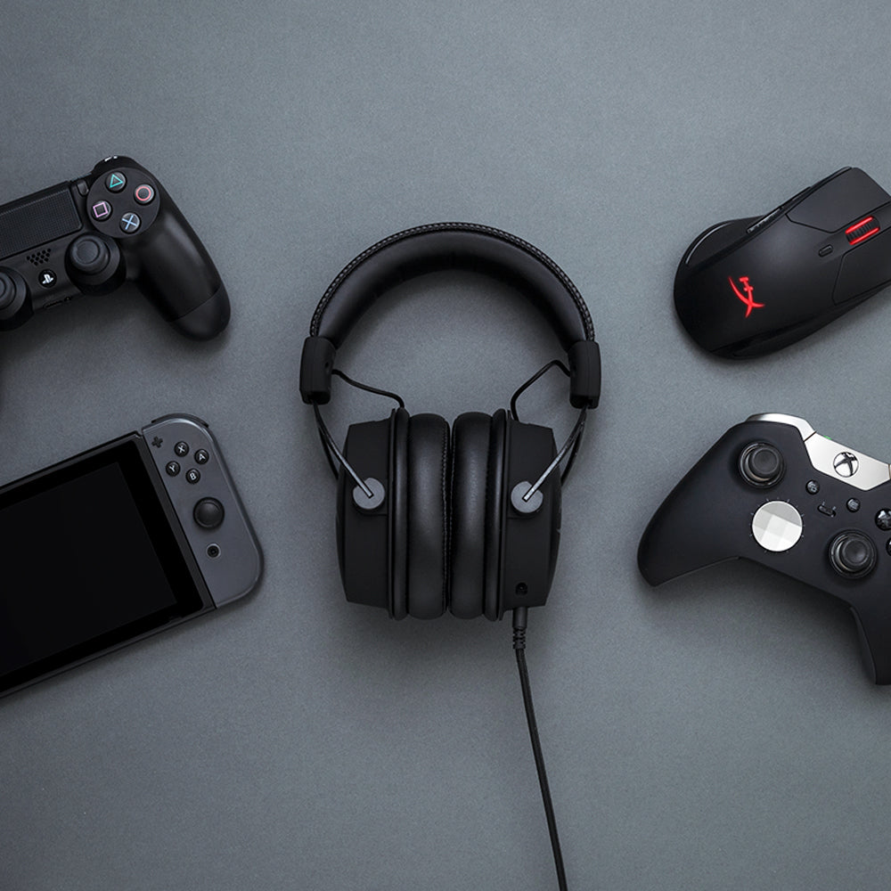 HyperX Cloud Alpha Kablet Høretelefoner Sort Rød