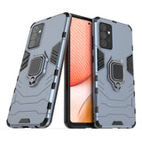 Ring Armor Case Kickstand Tough Rugged Cover til Samsung Galaxy A72 4G blå