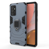 Ring Armor Case Kickstand Tough Rugged Cover til Samsung Galaxy A72 4G blå