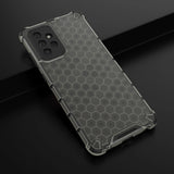 Honeycomb Case rustning med TPU Bumper til Samsung Galaxy A72 4G sort