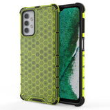 Honeycomb Case rustning med TPU Bumper til Samsung Galaxy A32 5G grøn