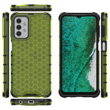 Honeycomb Case rustning med TPU Bumper til Samsung Galaxy A32 5G grøn