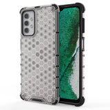 Honeycomb Case rustning med TPU Bumper til Samsung Galaxy A32 5G gennemsigtig