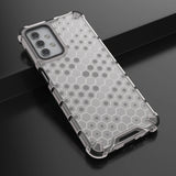 Honeycomb Case rustning med TPU Bumper til Samsung Galaxy A32 5G gennemsigtig