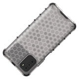 Honeycomb Case rustning med TPU Bumper til Xiaomi Poco M3 gennemsigtig