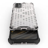 Honeycomb Case rustning med TPU Bumper til Xiaomi Poco M3 gennemsigtig