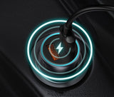 Baseus Golden Contactor Pro fast car charger USB Type C / USB 40 W Power Delivery 3.0 Quick Charge 4+ SCP FCP AFC + USB Type C cable - Lightning blue (TZCCJD-03)