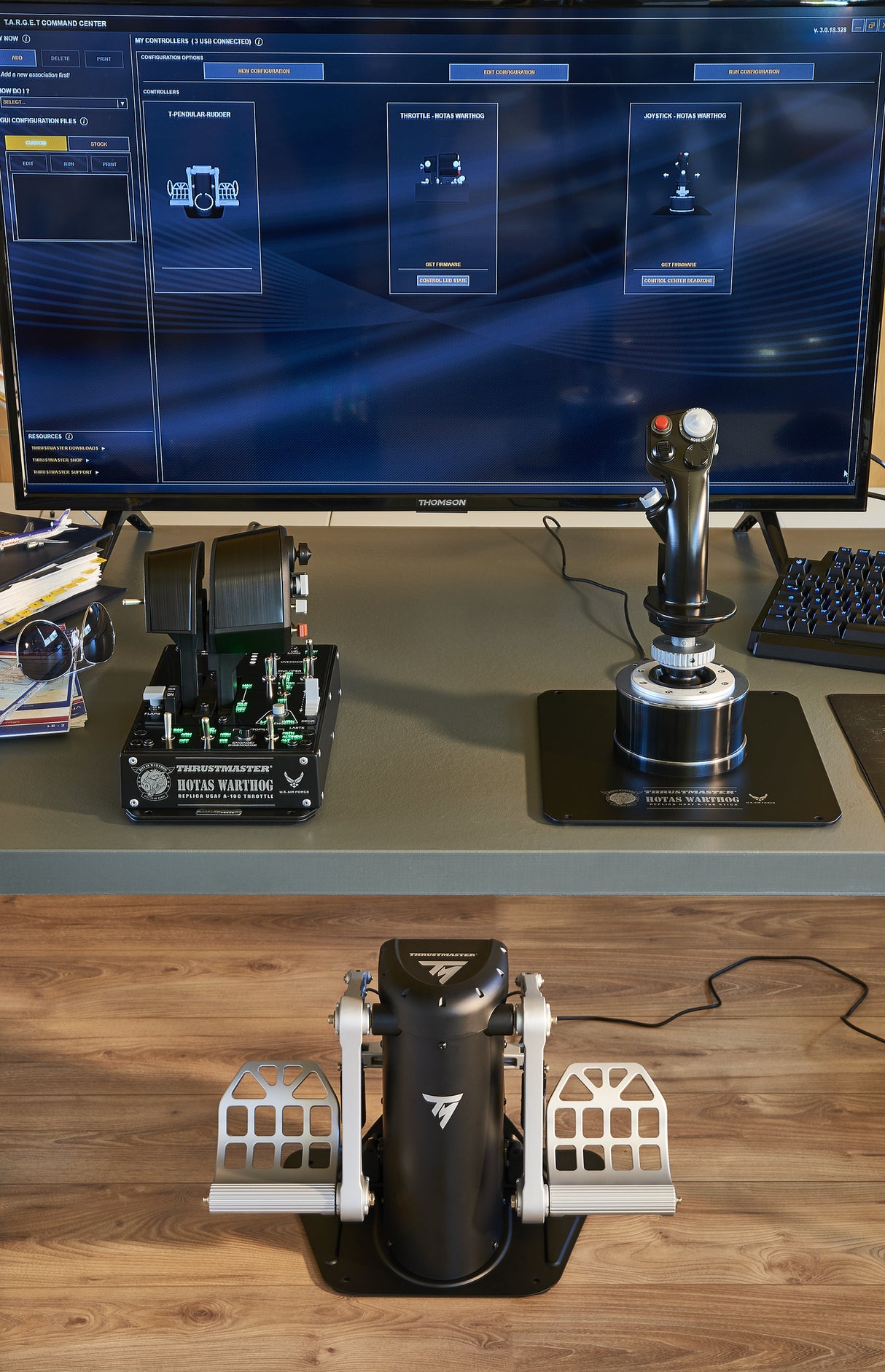Thrustmaster TPR Rudder Worldwide version 377016 pedaler