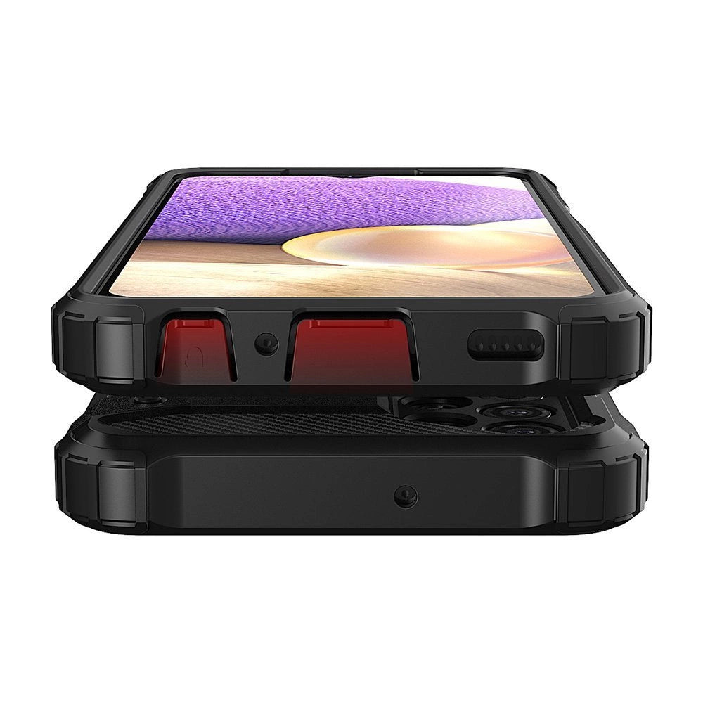 Hybrid Armor Case Tough Rugged Cover til Samsung Galaxy A32 5G guld