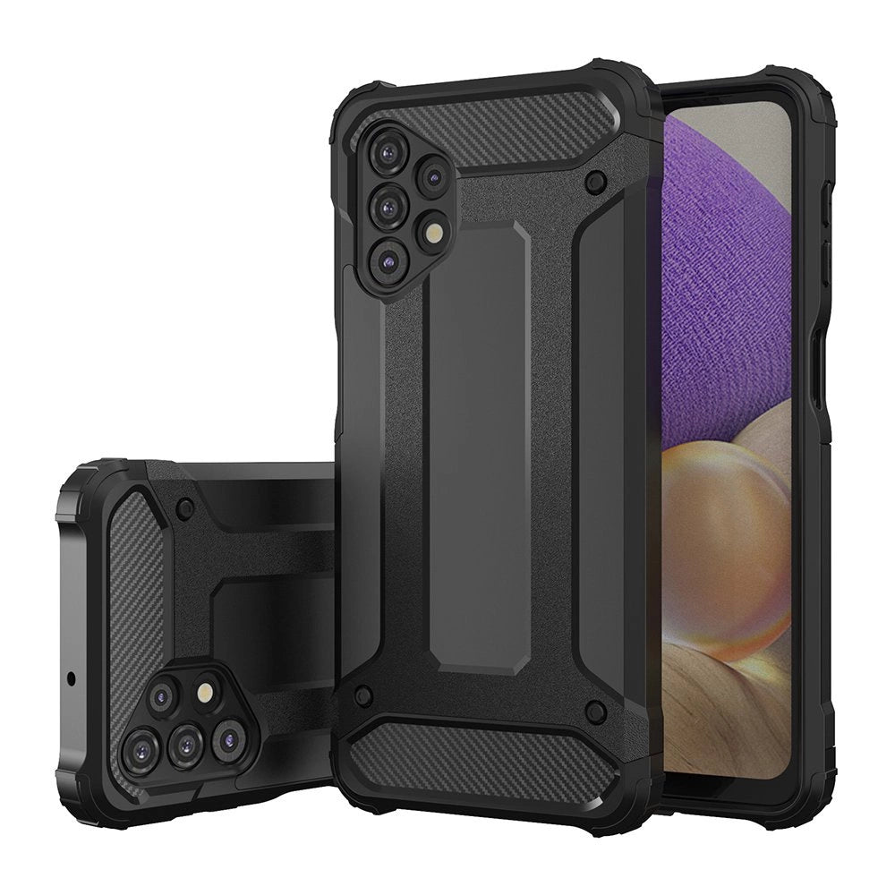 Hybrid Armor Case Tough Rugged Cover til Samsung Galaxy A32 5G guld