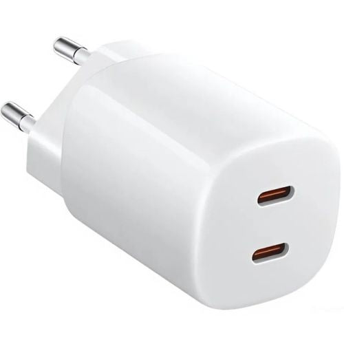 Xiaomi Mi Travel Charger Nano Turbo GaN Hurtig oplader 2C (C + C) 45W Hvid EU BHR087OEU