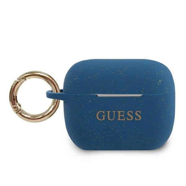 Guess GUACAPSILGLBL AirPods Pro cover blå/blå Silicone Glitter