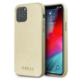 Guess GUHCP12LIGLGO iPhone 12 Pro Max 6.7" guld/guld hardcase Iridescent