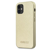 Guess GUHCP12SIGLGO iPhone 12 mini 5.4 guld/guld hårdkasse Iridescent
