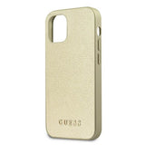 Guess GUHCP12SIGLGO iPhone 12 mini 5.4 guld/guld hårdkasse Iridescent