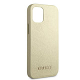 Guess GUHCP12SIGLGO iPhone 12 mini 5.4 guld/guld hårdkasse Iridescent