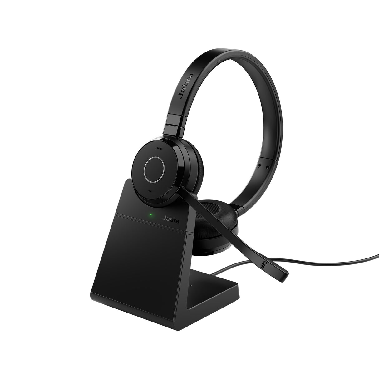 Jabra Evolve 65 TE Headset Kabel & trådløs Kontor/Callcenter USB Type-A Bluetooth Sort