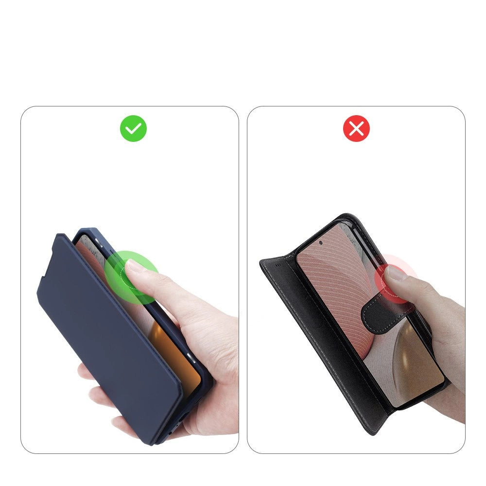 DUX DUCIS Skin X Bokhylster til Samsung Galaxy A72 4G blå