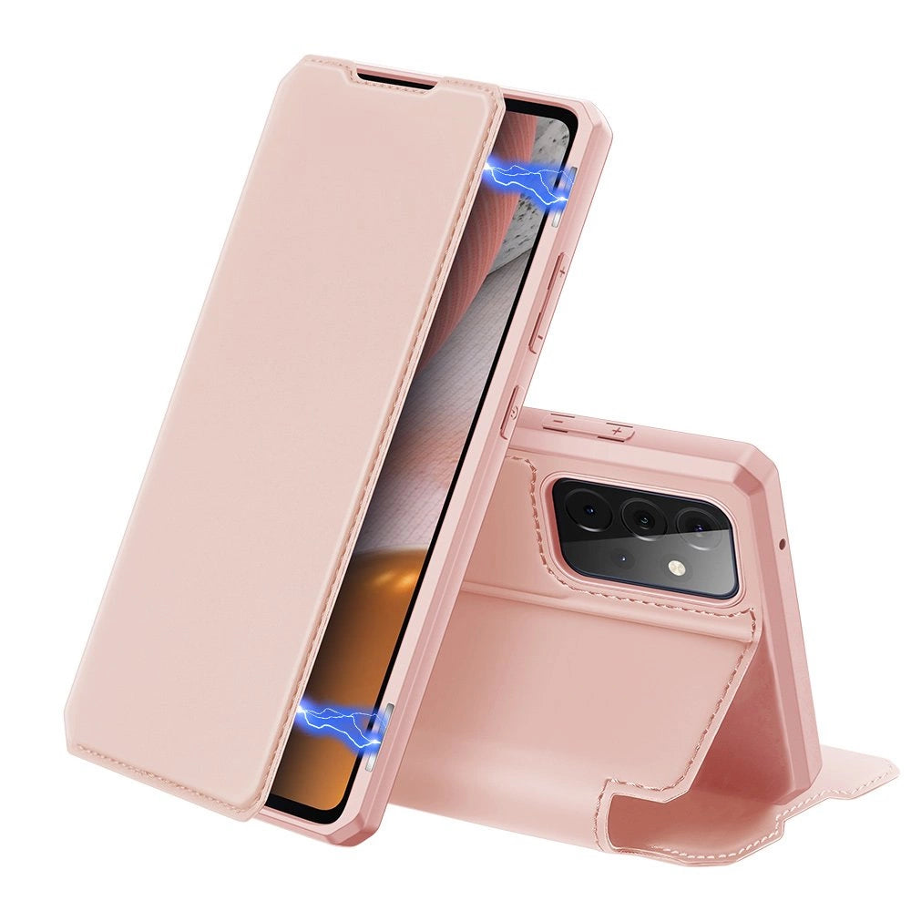 DUX DUCIS Skin X Bokhylster til Samsung Galaxy A72 4G pink