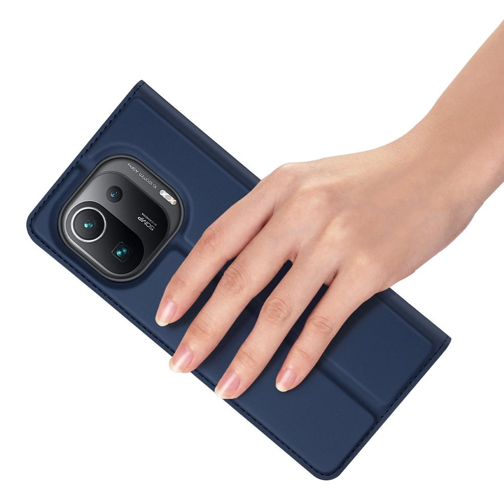 DUX DUCIS Skin Pro Bokhylster til Xiaomi Mi 11 Pro blå