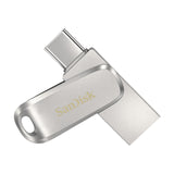 SanDisk Ultra Dual Drive Luxe USB-nøgle 32 GB USB Type-A / USB Type-C 3.2 Gen 1 (3.1 Gen 1) Rustfrit stål