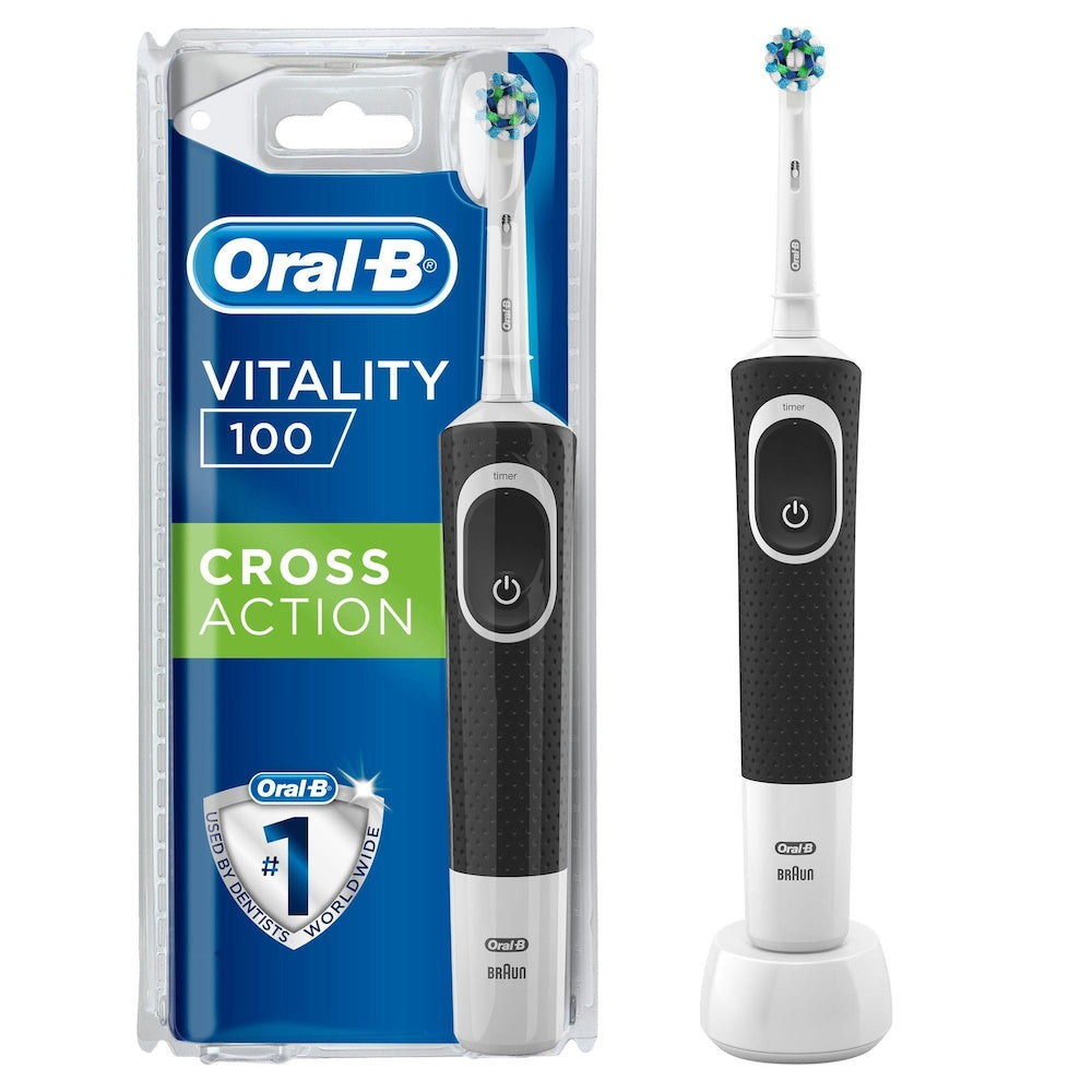 Oral-B Vitality 100 Cross Action elektrisk tandbørste sort