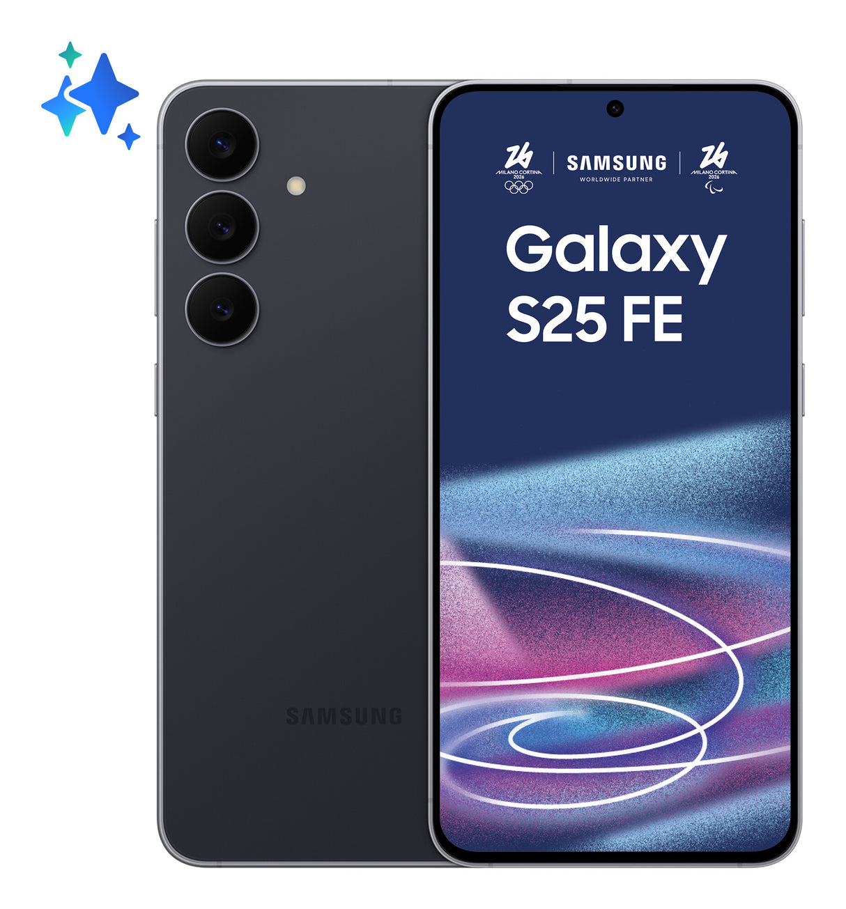 Samsung Galaxy S25 FE 5G 17 cm (6.7") Dual SIM USB Type-C 8 GB 256 GB 4900 mAh Sort