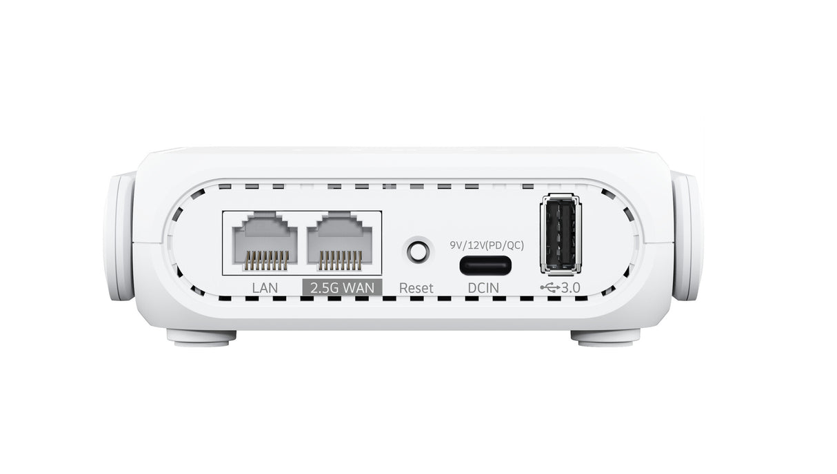 ASUS RT-BE58 Go trådløs router 2.5 Gigabit Ethernet Dual-band (2,4 GHz / 5 GHz) Hvid