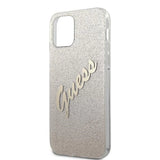 Guess GUHCP12LPCUGLSGO iPhone 12 Pro Max 6.7" guld/guld hardcase Glitter Gradient Script