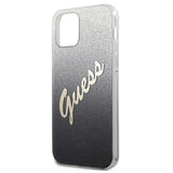 Guess GUHCP12SPCUGLSBK iPhone 12 mini 5.4" sort/sort hardcase Glitter Gradient Script