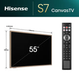 Hisense 55S7NQ 55 Canvas TV 4K UHD (2160p) Teak