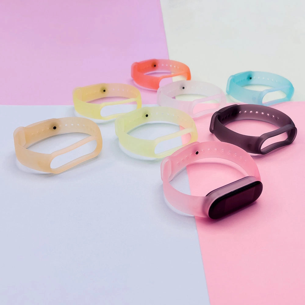 Silicone rem til Xiaomi Mi Band 5 / 6 armbåndsrem - guld