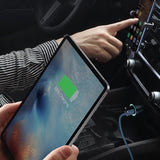 Baseus Golden Contactor Pro car charger USB-C / USB-A 40W PD QC 4+ SCP FCP AFC + cable - gray