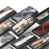 Ringke Fusion X Design holdbar PC-foder med TPU-støvler til Samsung Galaxy S21 + 5G (S21 Plus 5G) sort (Ticket band) (XDSG0052)