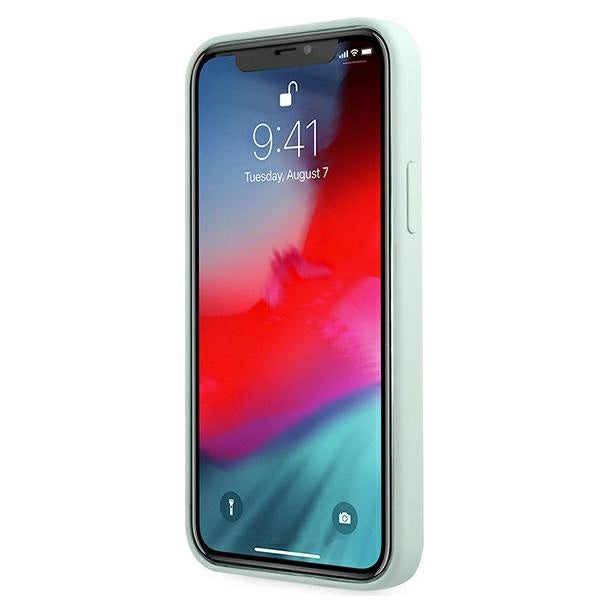 Guess GUHCP12SLSVSBF iPhone 12 mini 5.4" blå fuchsia/blå fuschia hardcase Silikon Vintage