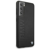Etui BMW BMHCS21MSLLBK S21+ G996 sort/sort hårdkasse Signatur Logo Aftryk