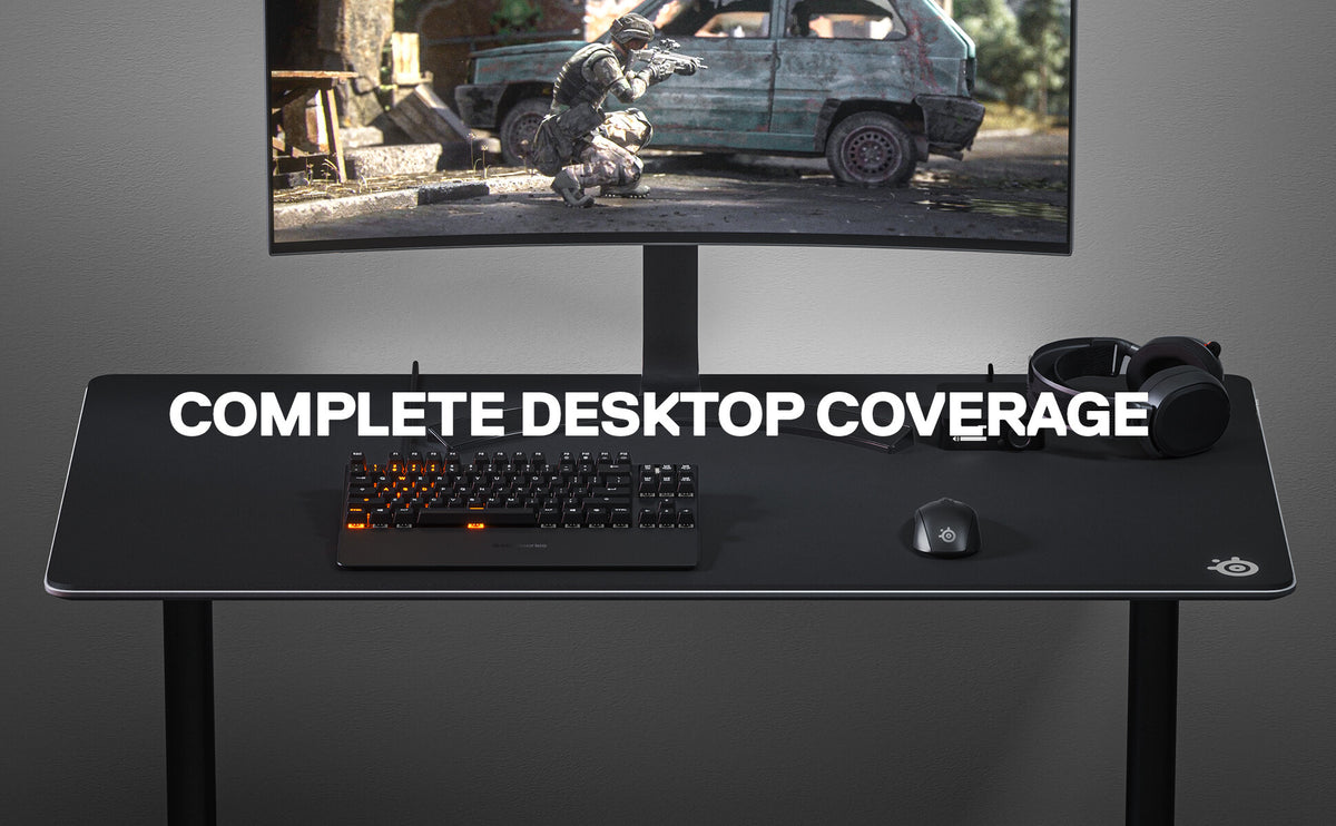 Steelseries QcK 3XL Gaming musemåtte Sort