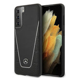 Mercedes Dynamic Line-hylster til Samsung Galaxy S21 - sort