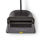 Nedis CRDRU2SM3BK kortlæser USB 2.0 Sort