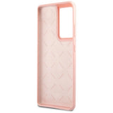 Guess GUHCS21LLSVSPI S21 Ultra G998 pink/pink hardcase Script Vintage