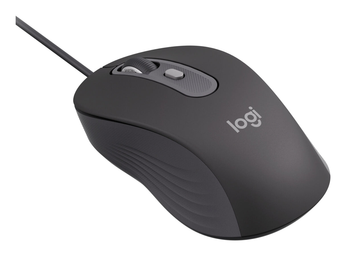 Logitech Signature Wired M520 for Business mus Kontor Ambidextrous USB Type-C Optisk 4000 dpi