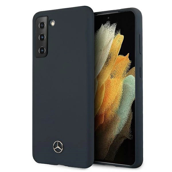 Mercedes MEHCS21MSILNA S21+ G996 Niebieski/blå hardcase Silicone Line